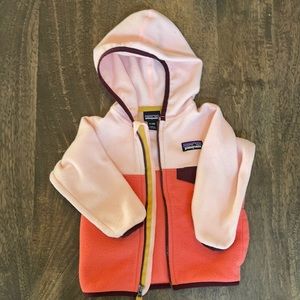 Patagonia Baby Micro D snap hoody jacket 6-12months